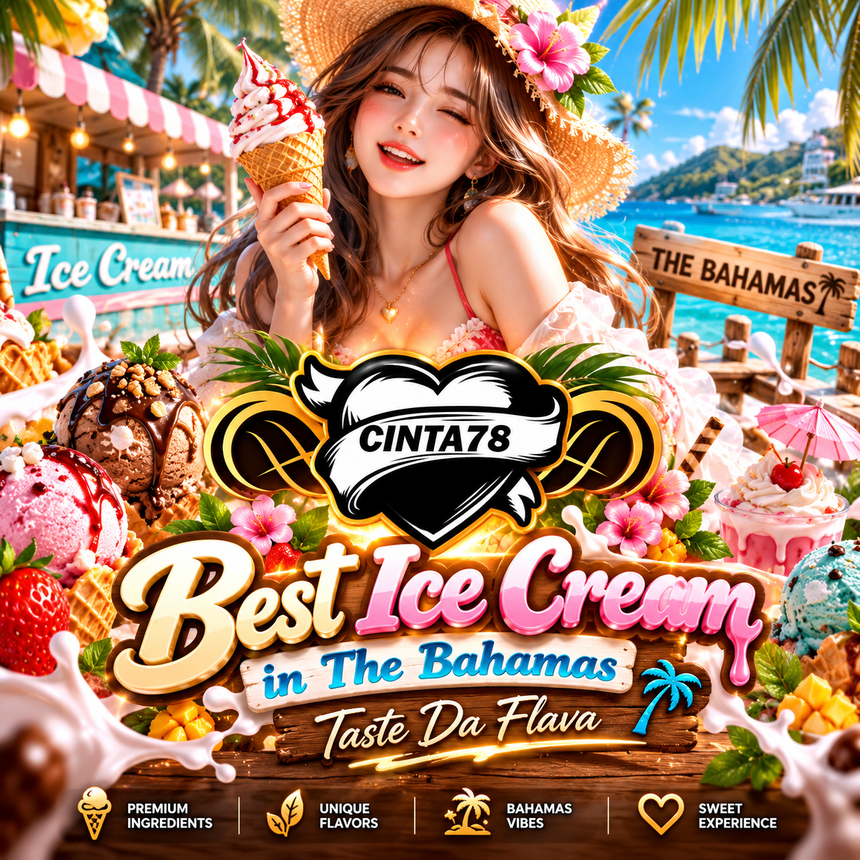 CINTA78 - Best Ice Cream in The Bahamas Taste Da Flava CINTA78 - Best Ice Cream in The Bahamas Taste Da Flava